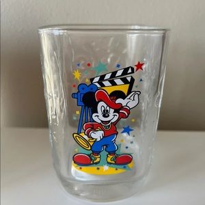 VINTAGE Walt Disney World Mickey Mouse Millennium 2000 glass